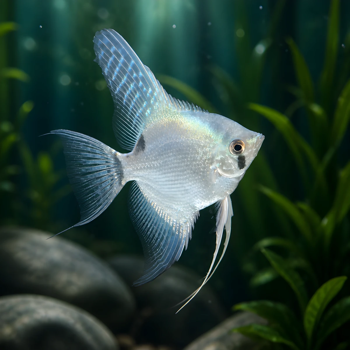 WYSIWYG Blue Ghost Glitter Angel