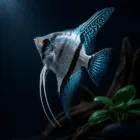 Blue Silver Angelfish