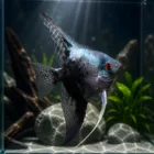 Blue Smokey Angelfish