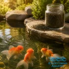 Goldfish and Koi Floating Pellets in two sizes
